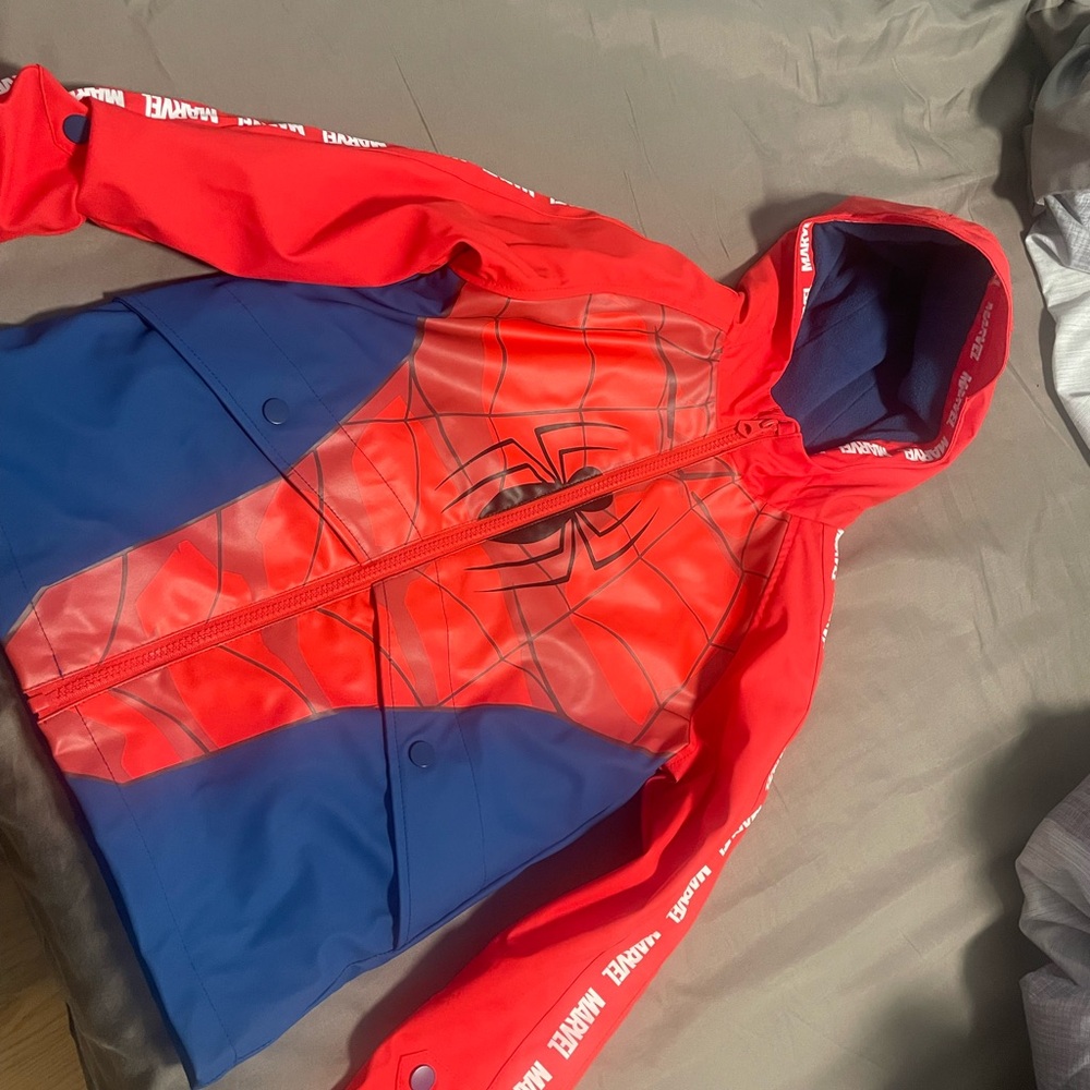 Marvel Spider-Man Red and Blue Kids Raincoat